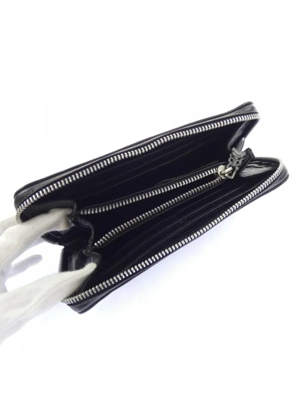 Chrome Hearts Rec Zip Rec Cemetery 3 Patch 304 Wallet